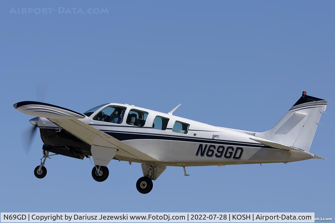 N69GD, 1989 Beech A36 Bonanza 36 C/N E-2509, Beech A36 Bonanza  C/N E-2509, N69GD