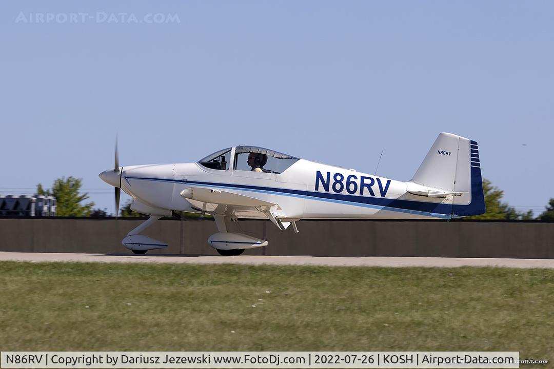 N86RV, 1996 Vans RV-6A C/N 21418, Vans RV-6A  C/N 21418, N86RV