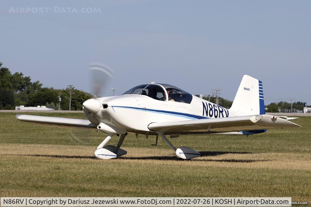 N86RV, 1996 Vans RV-6A C/N 21418, Vans RV-6A  C/N 21418, N86RV