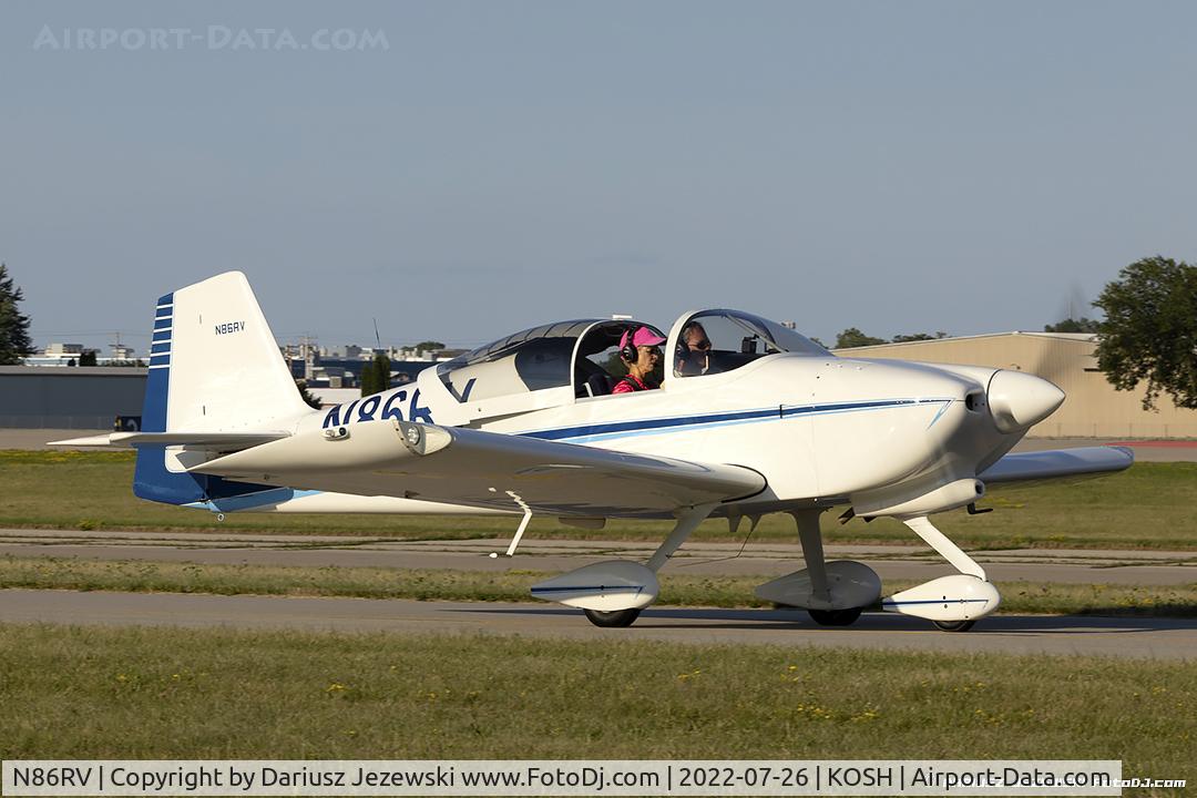 N86RV, 1996 Vans RV-6A C/N 21418, Vans RV-6A  C/N 21418, N86RV