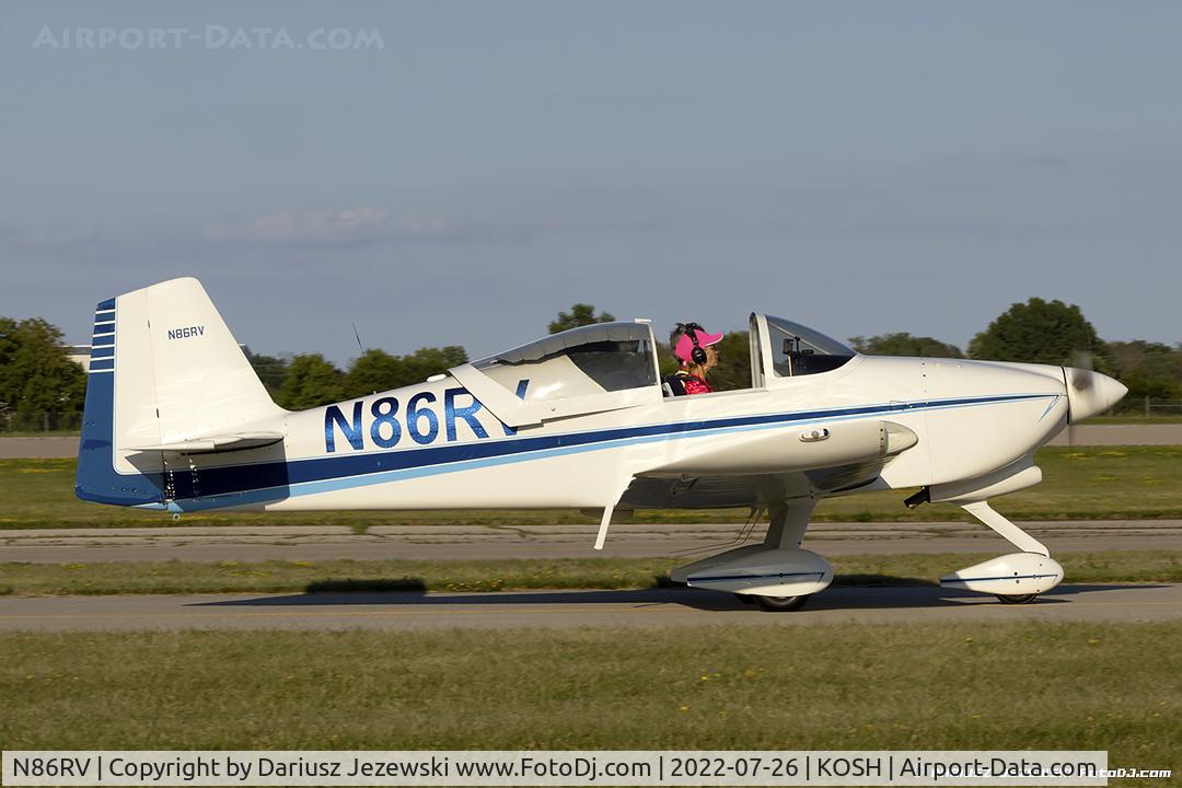 N86RV, 1996 Vans RV-6A C/N 21418, Vans RV-6A  C/N 21418, N86RV