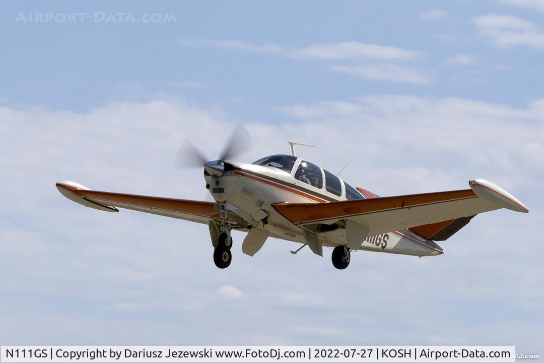 N111GS, 1968 Beech V35A Bonanza C/N D-8780, Beech V35A Bonanza  C/N D-8780, N111GS
