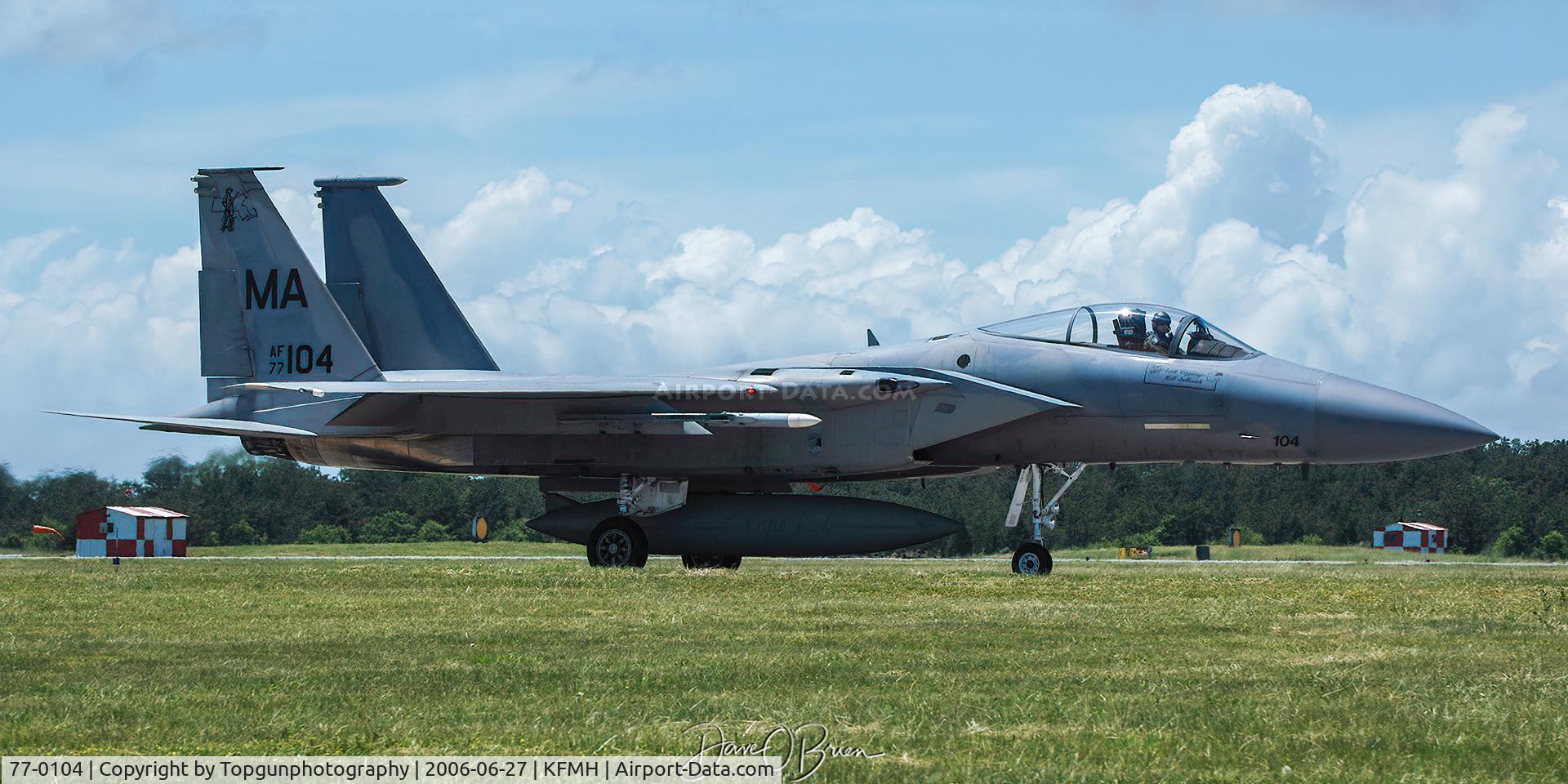 77-0104, 1978 McDonnell Douglas F-15A Eagle C/N 388/A316, Now with the 104th FW over at KBAF