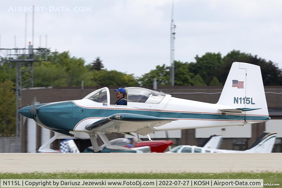 N115L, 2005 Vans RV-7A C/N 71684, Vans RV-7A  C/N 71684, N115L