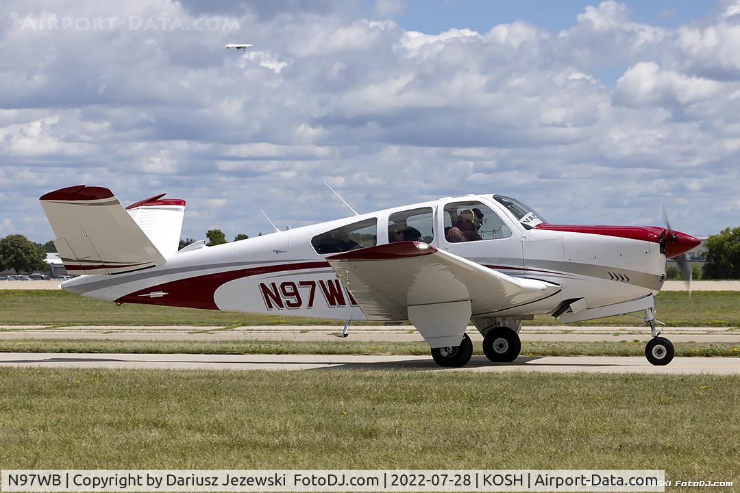 N97WB, 1967 Beech V35 Bonanza C/N D-8386, Beech V35 Bonanza  C/N D-8386, N97WB