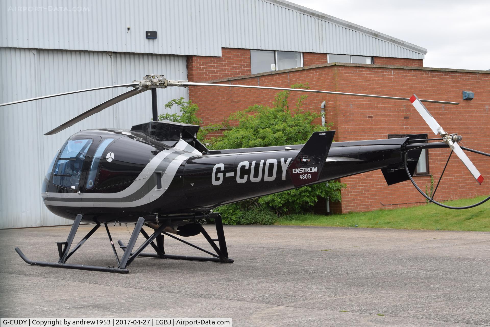 G-CUDY, 2005 Enstrom 480B C/N 5807, G-CUDY at Gloucestershire Airport.