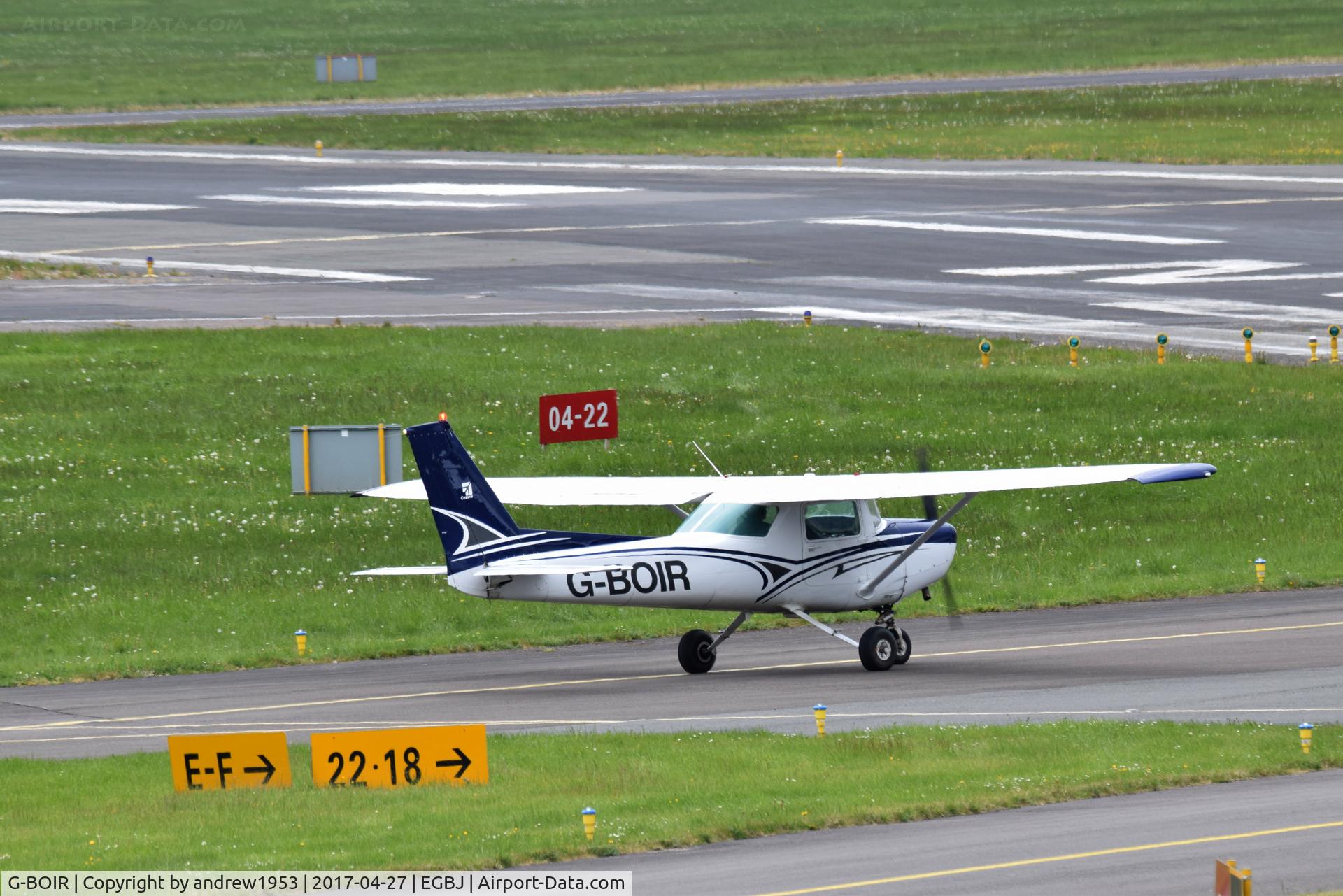 G-BOIR, 1979 Cessna 152 C/N 152-83272, G-BOIR at Gloucestershire Airport.