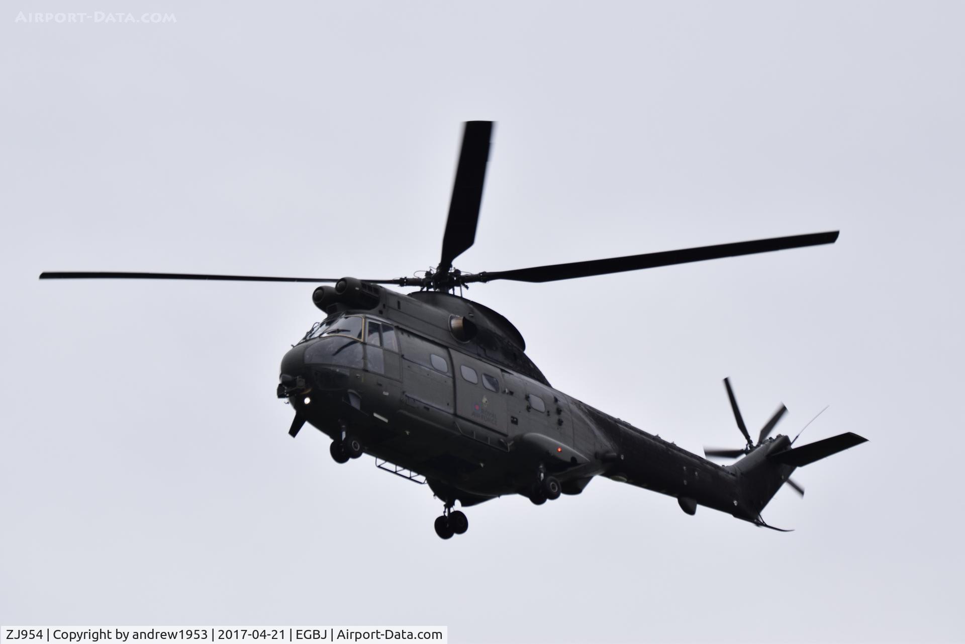 ZJ954, Westland Puma HC.2 C/N 1310, ZJ954 at Gloucestershire Airport.