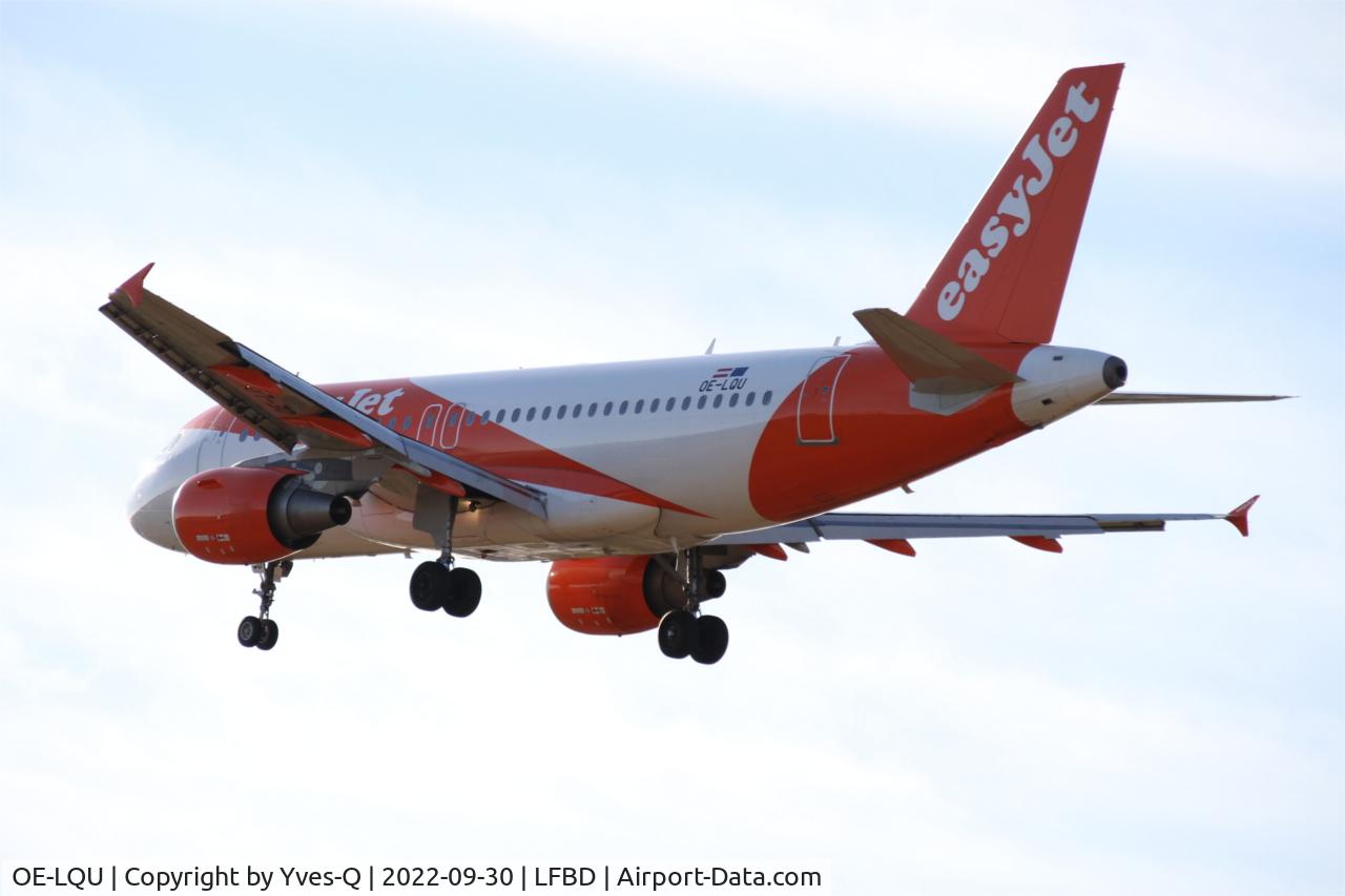 OE-LQU, 2009 Airbus A319-111 C/N 4087, Airbus A319-111, On final rwy 23, Bordeaux Mérignac airport (LFBD-BOD)