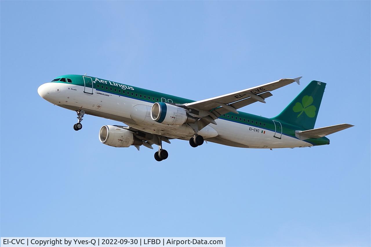 EI-CVC, 2001 Airbus A320-214 C/N 1443, Airbus A320-214, Short approach rwy 23, Bordeaux Mérignac airport (LFBD-BOD)