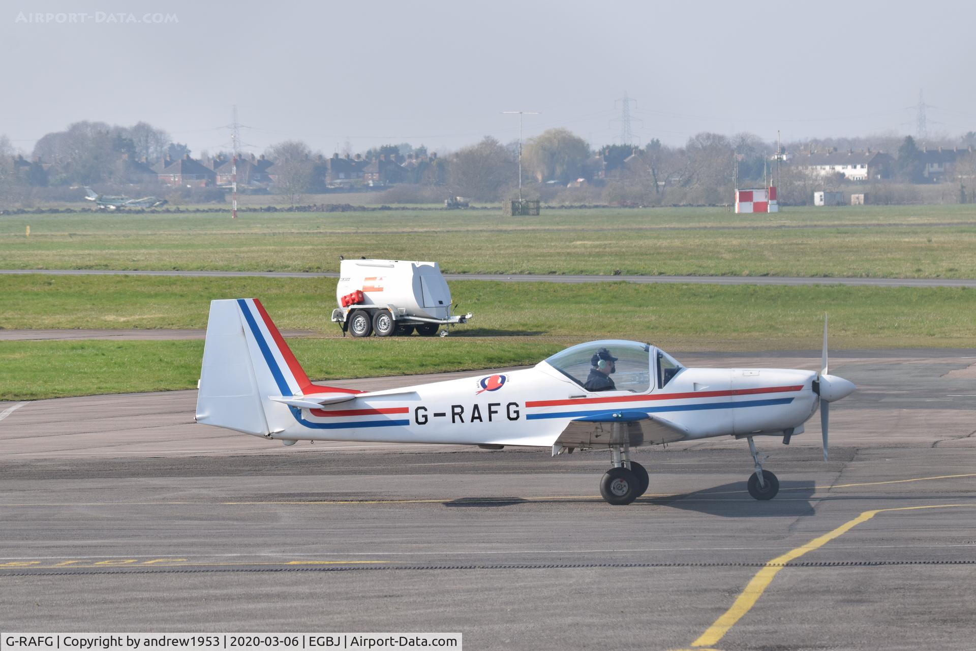 G-RAFG, 1989 Slingsby T-67C Firefly C/N 2076, G-RAFG at Gloucestershire Airport.
