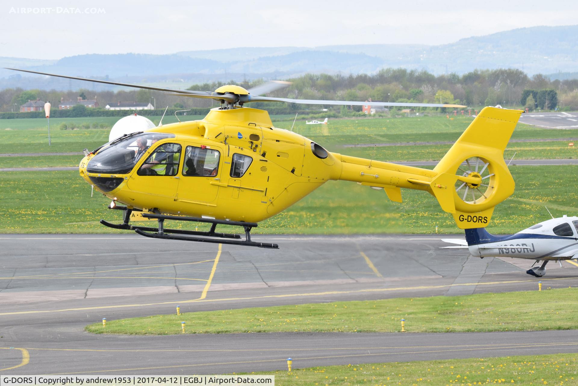 G-DORS, 2006 Eurocopter EC-135T-2+ C/N 0517, G-DORS at Gloucestershire Airport.