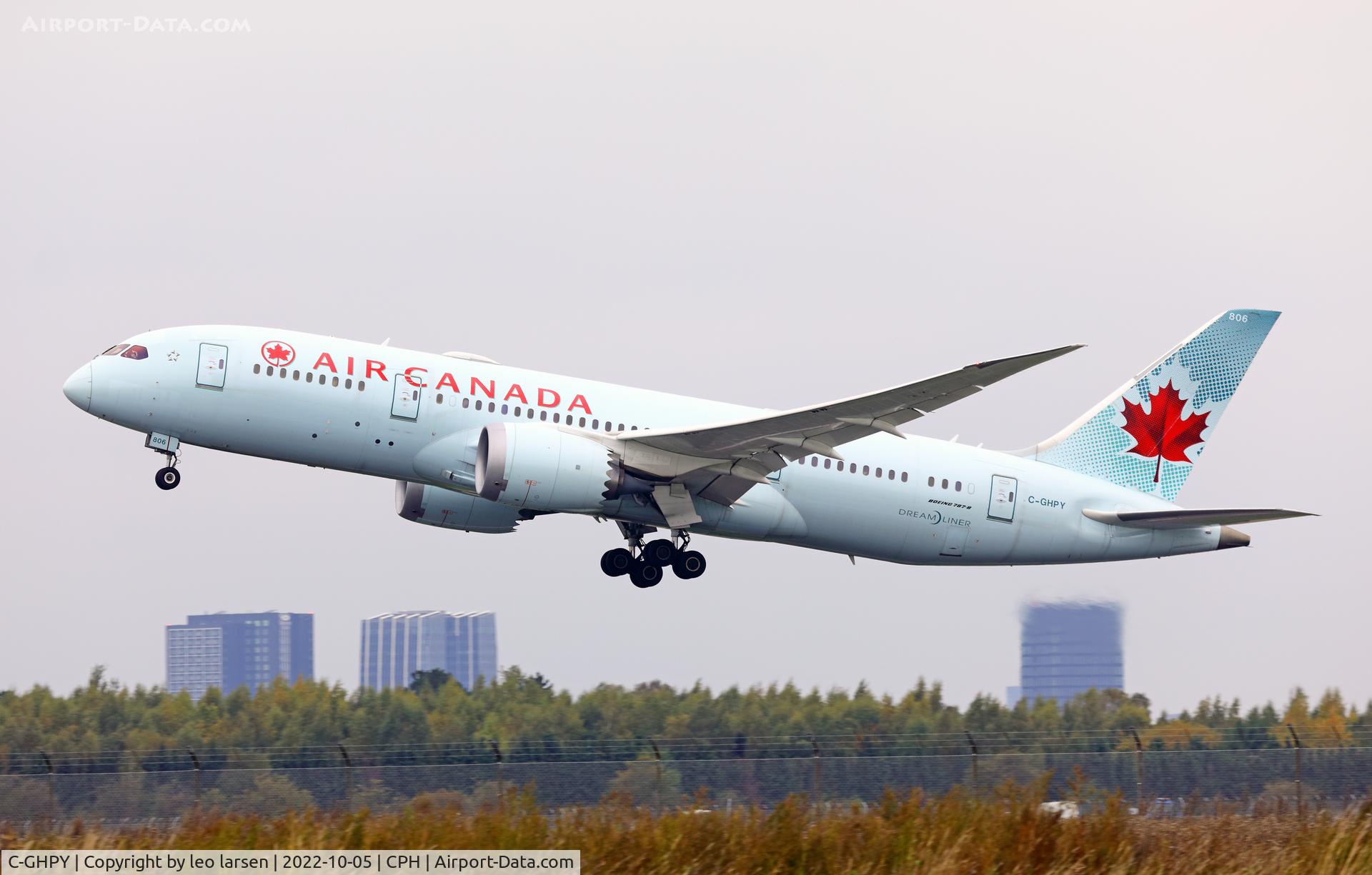 C-GHPY, 2014 Boeing 787-8 Dreamliner C/N 35262, Copenhagen 5.10.2022