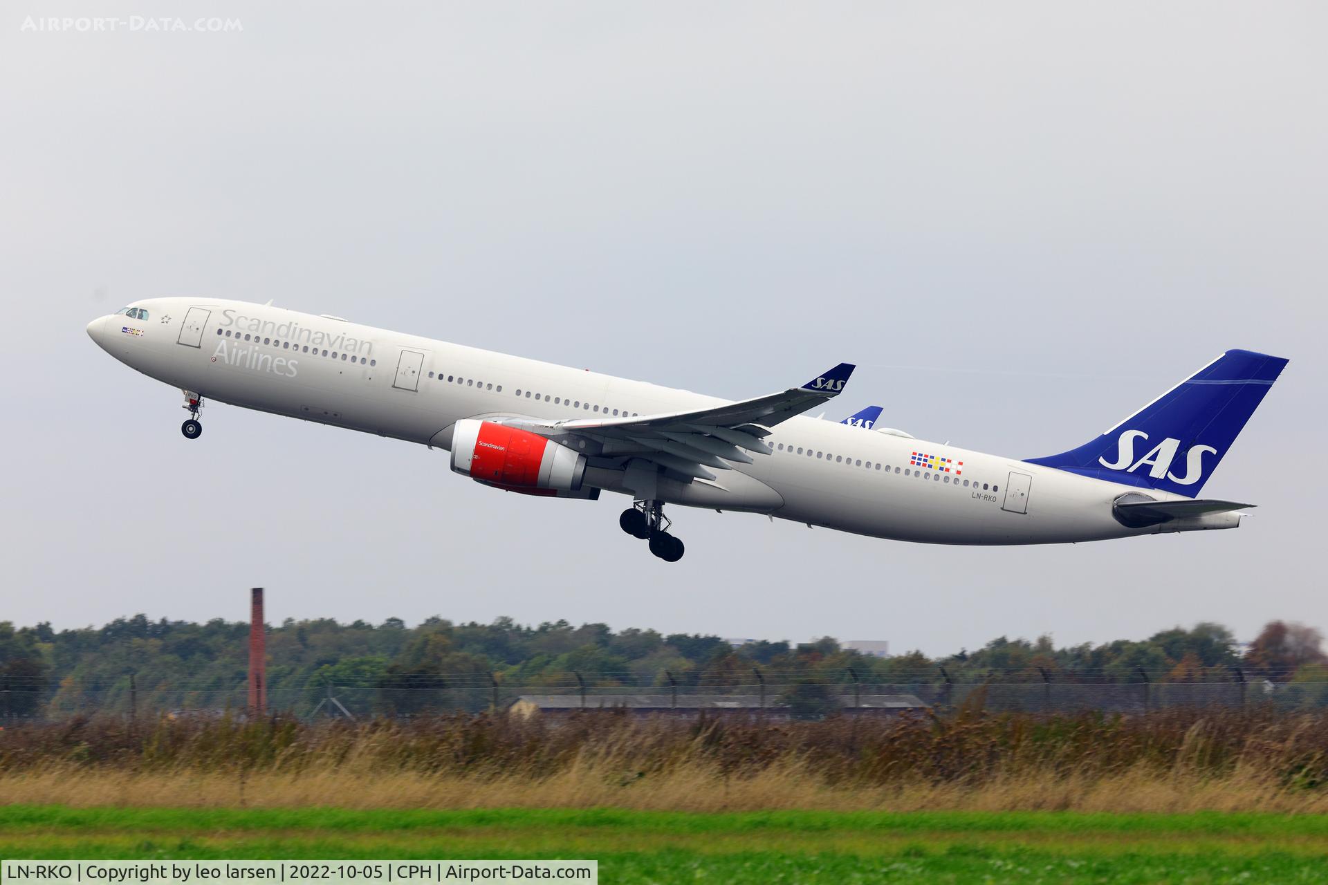 LN-RKO, 2003 Airbus A330-343X C/N 515, Copenhagen 5.10.2022