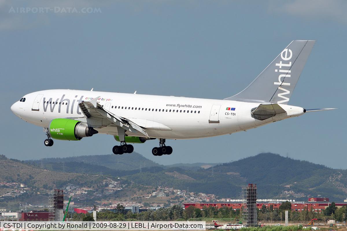 CS-TDI, 1991 Airbus A310-308 C/N 573, at bcn