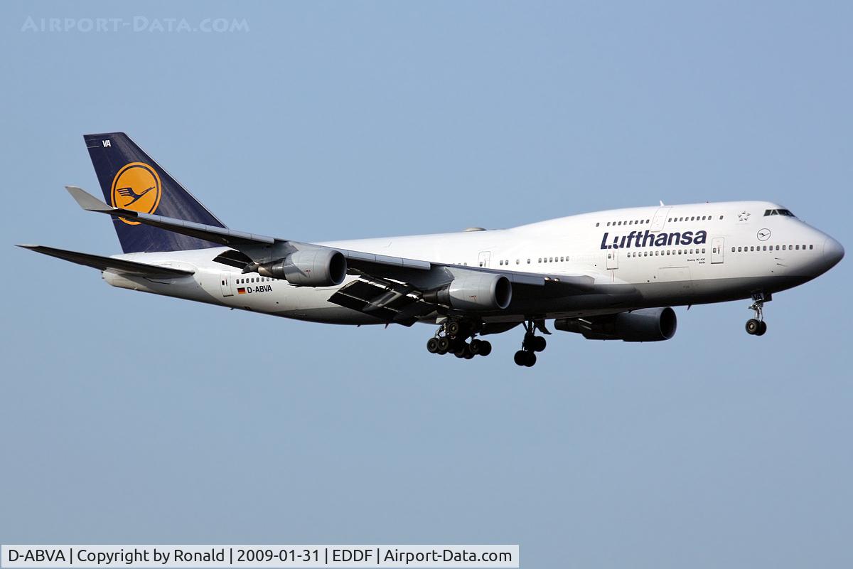 D-ABVA, 1989 Boeing 747-430 C/N 23816, at fra