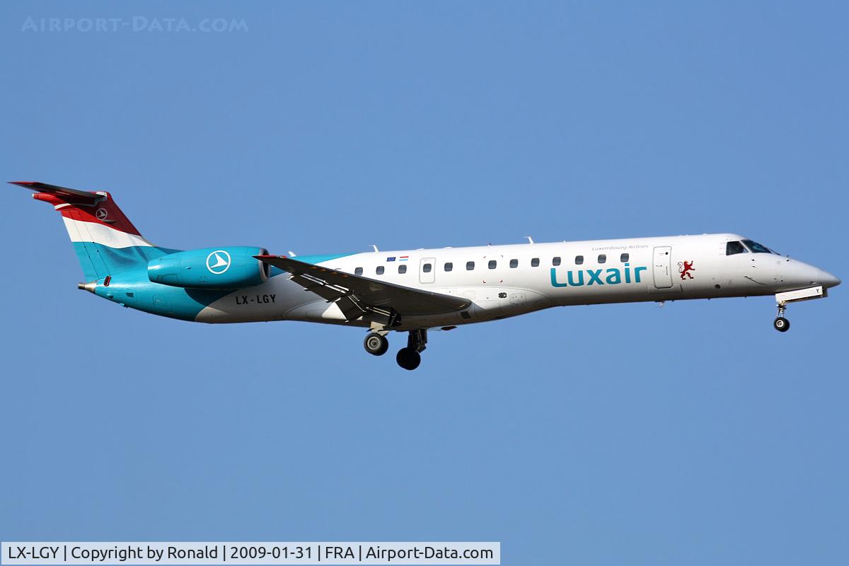 LX-LGY, 2000 Embraer EMB-145LU (ERJ-145LU) C/N 145242, at fra