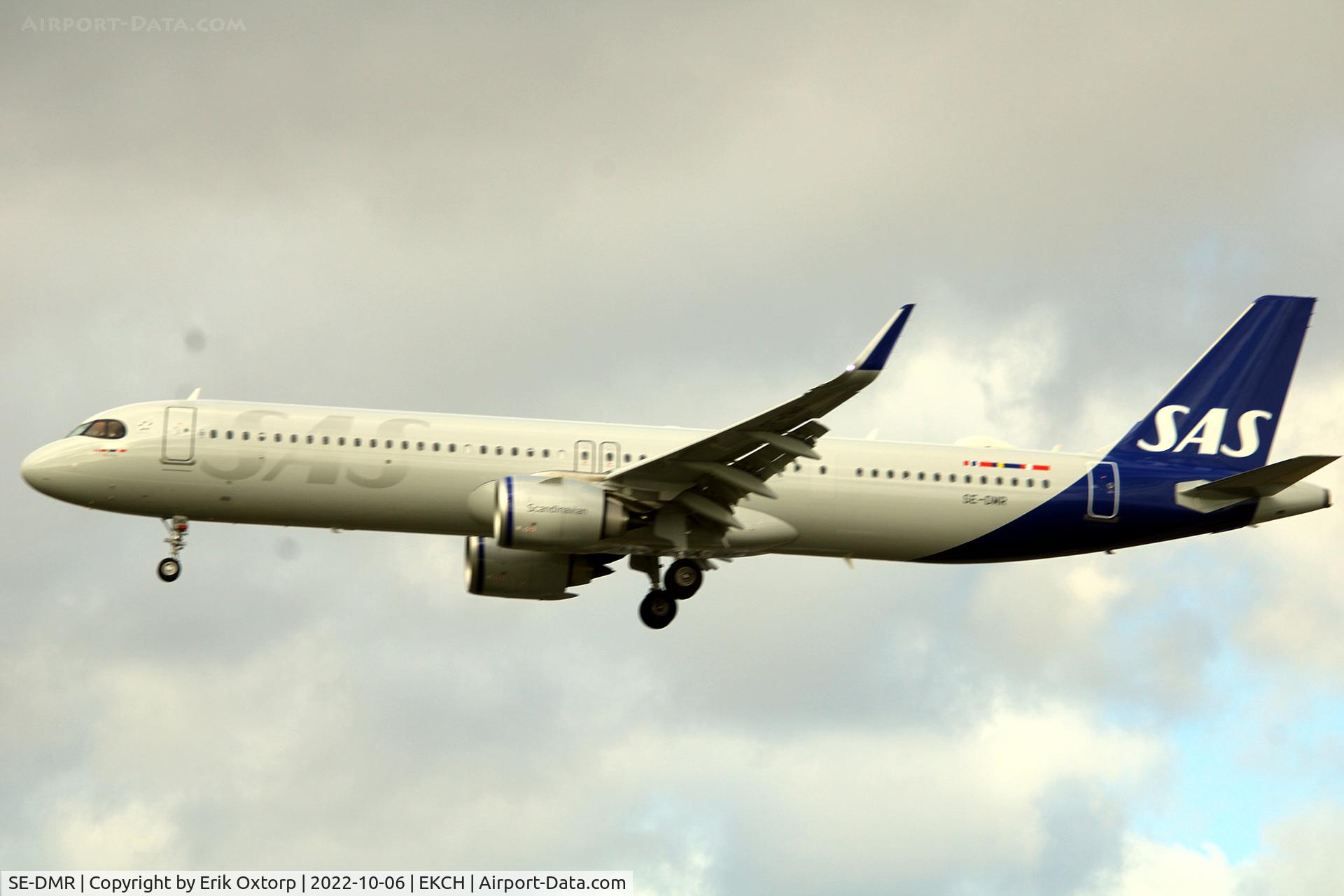 SE-DMR, 2021 Airbus A321-253NX C/N 10408, SE-DMR landing rw 22L