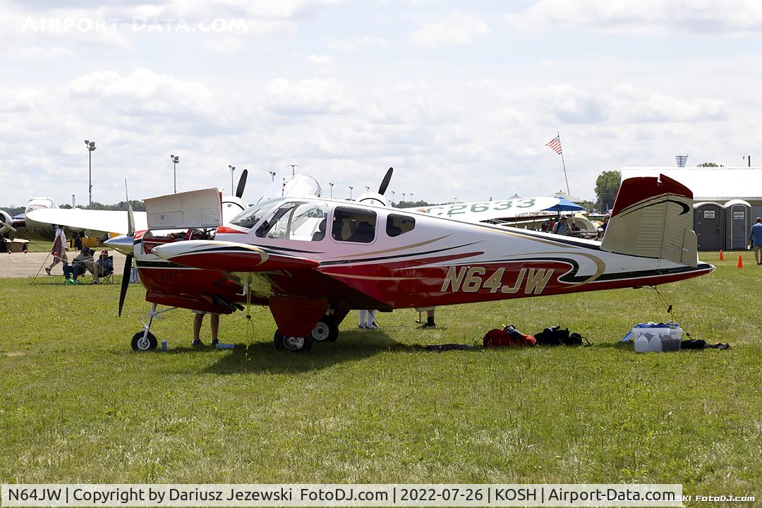 N64JW, 1957 Beech H35 Bonanza C/N D-5014, Beech H35 Bonanza  C/N D-5014, N64JW