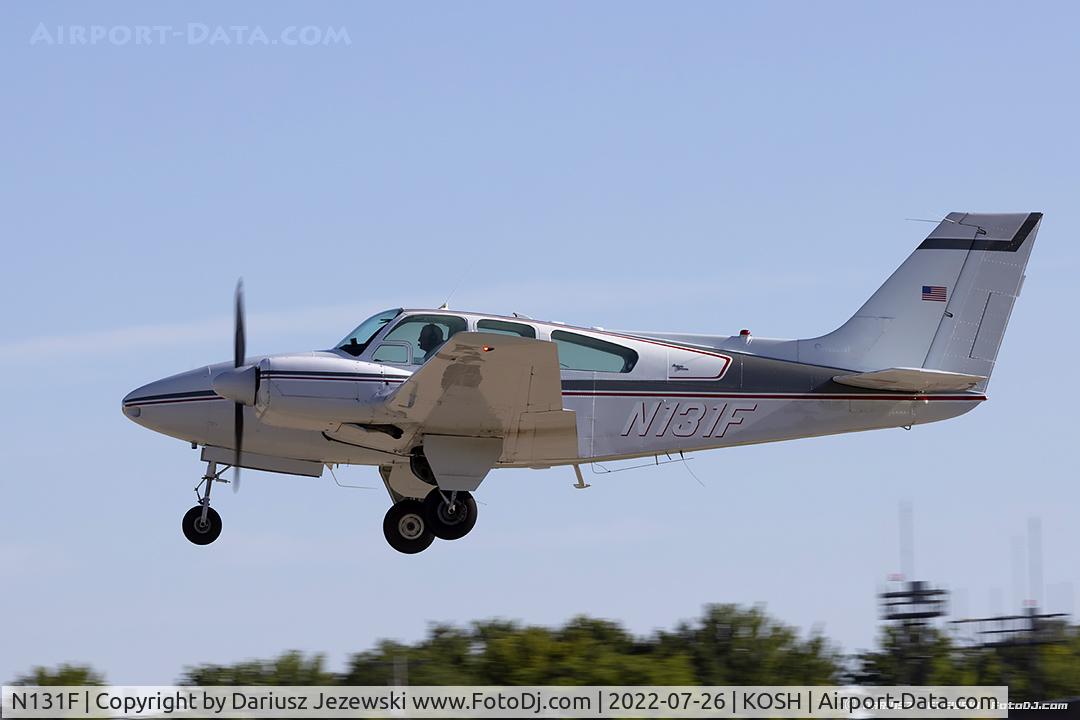 N131F, 1963 Beech 95-B55 (T42A) Baron C/N TC-538, Beech 95-B55 Baron  C/N TC-538, N131F
