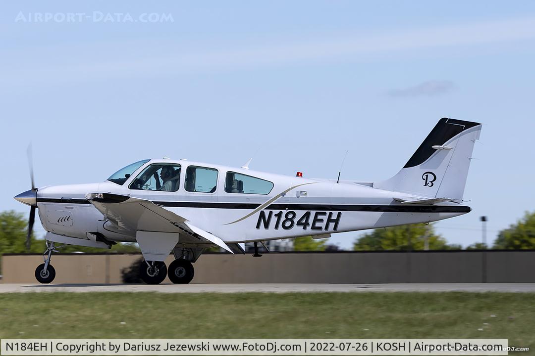 N184EH, 1989 Beech F33A Bonanza C/N CE-1355, Beech F33A Bonanza  C/N CE-1355, N184EH