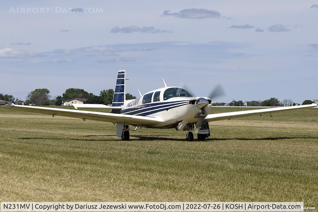 N231MV, 1980 Mooney M20K C/N 250457, Mooney M20K  C/N 250457, N231MV