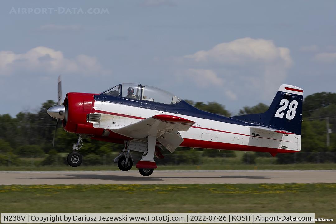 N238V, 1952 North American T-28B Trojan C/N 189-53 (52-1238), North American T-28B Trojan  C/N 52-1238, N238V