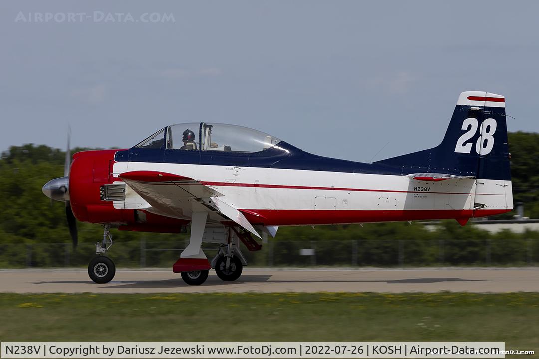 N238V, 1952 North American T-28B Trojan C/N 189-53 (52-1238), North American T-28B Trojan  C/N 52-1238, N238V