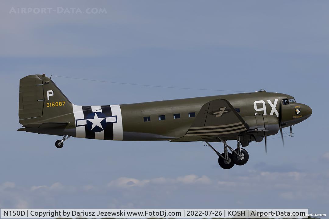 N150D, 1944 Douglas DC3C-S1C3G (C-47A) C/N 20195, Douglas DC-3C-S1C3G  C/N 4463, N150D