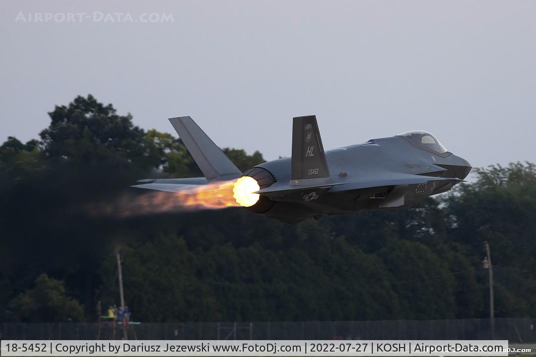 18-5452, Lockheed Martin F-35A Lightning II C/N AF-280, F-35A Lightning II 18-5452 HL from 34th FS 