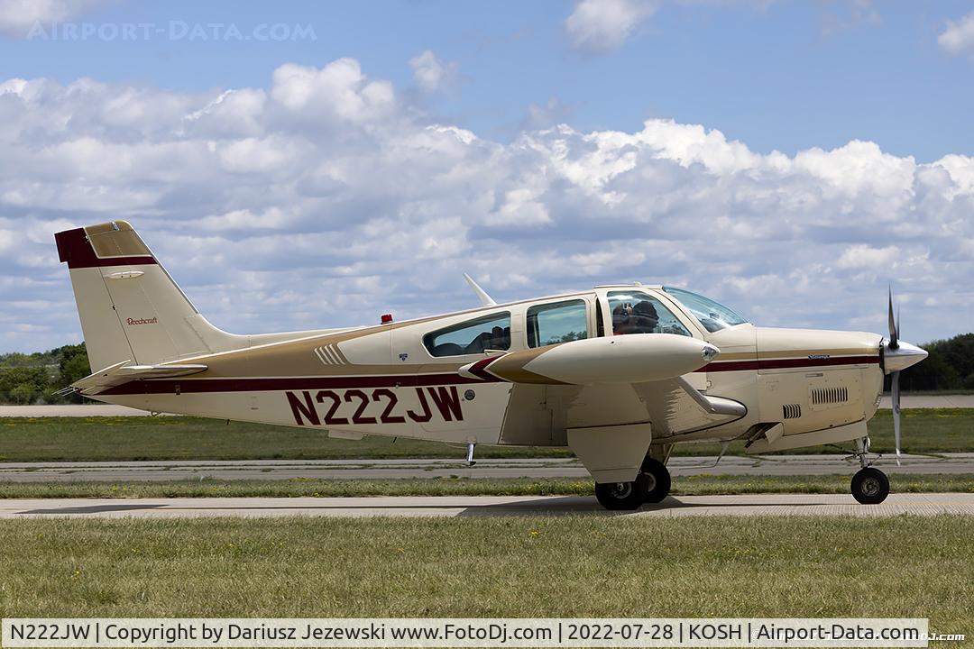 N222JW, 1989 Beech F33A Bonanza C/N CE-1401, Beech F33A Bonanza  C/N CE-1401, N222JW