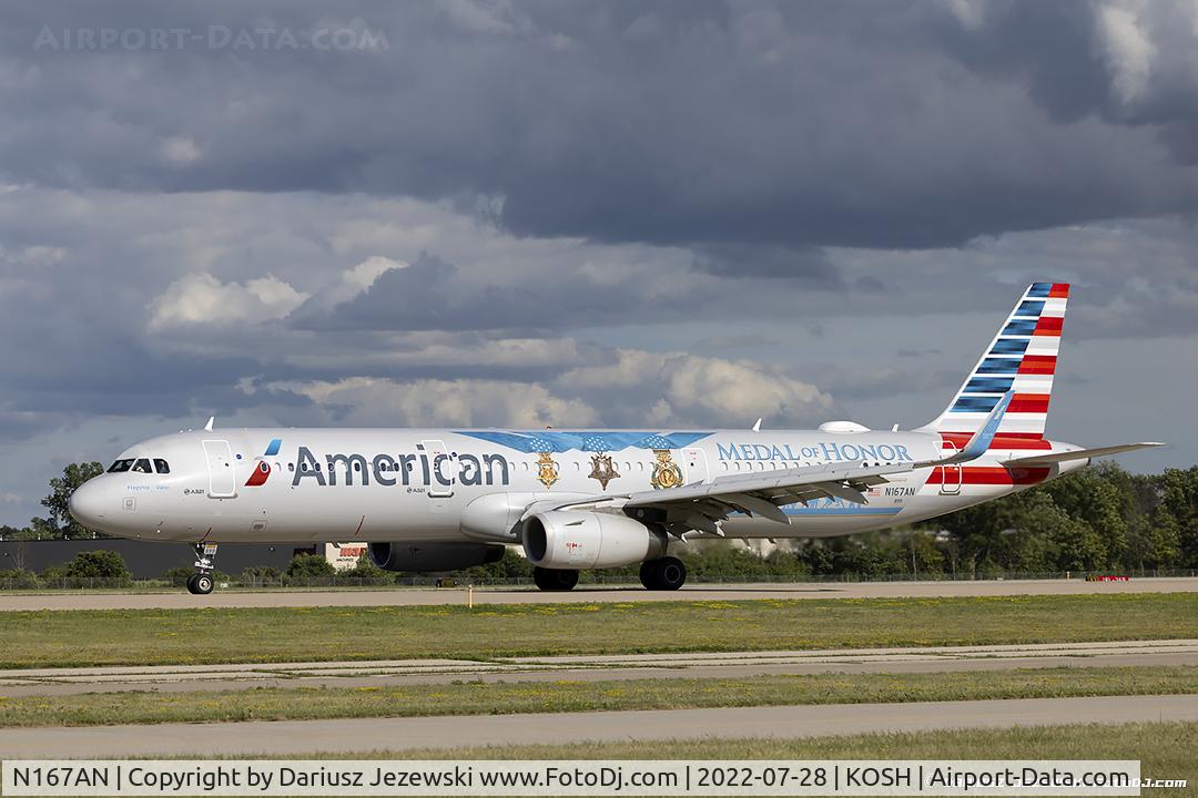 N167AN, 2016 Airbus A321-231 C/N 7013, Airbus A321-231(WL) - American Airlines  C/N 7013, N167AN