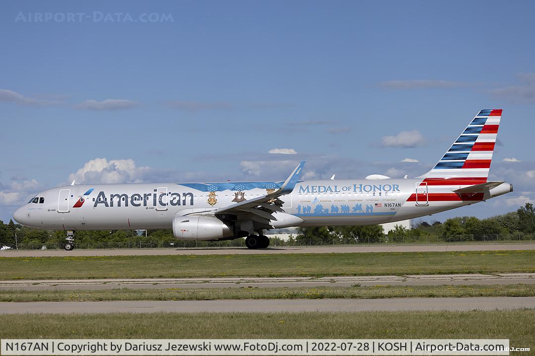 N167AN, 2016 Airbus A321-231 C/N 7013, Airbus A321-231(WL) - American Airlines  C/N 7013, N167AN