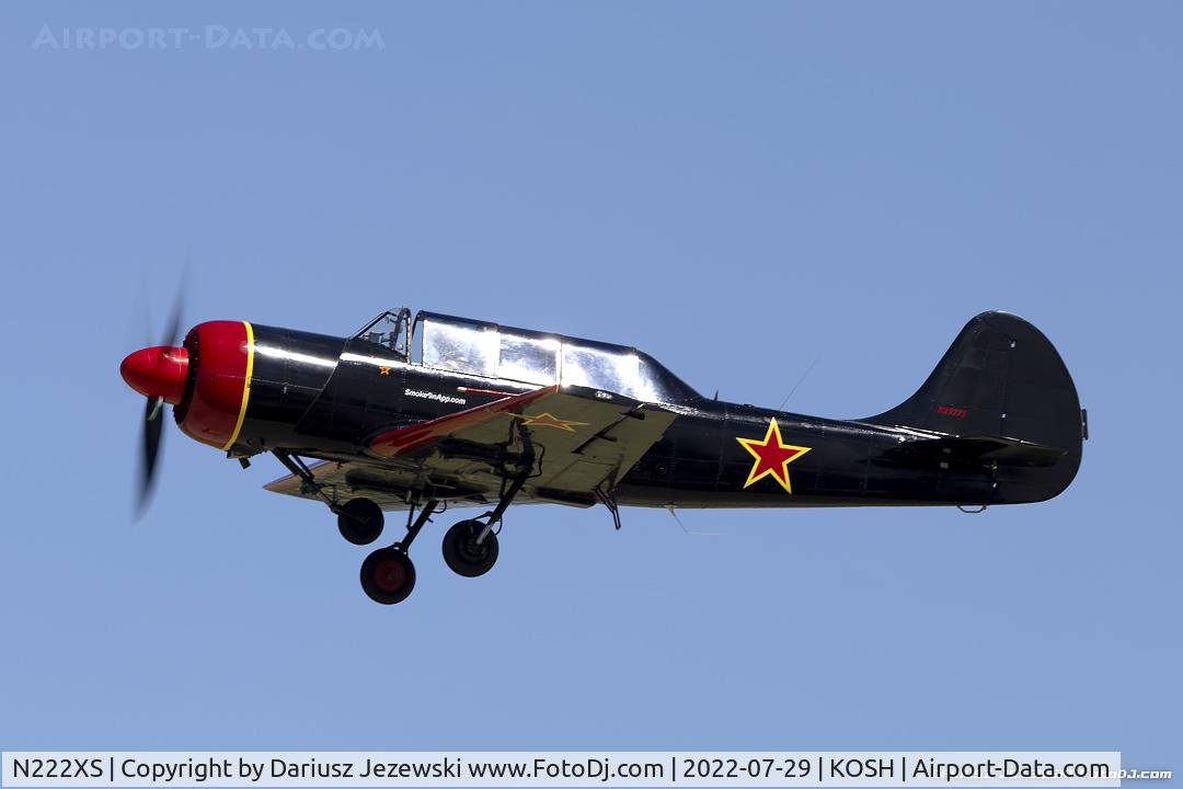 N222XS, 1993 Yakovlev Yak-52 C/N 9311701, Yakovlev Yak-52  C/N 9311701, N222XS