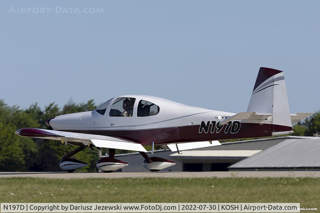 N197D, 2017 Vans RV-10 C/N 40738, Vans RV-10  C/N 40738, N197D
