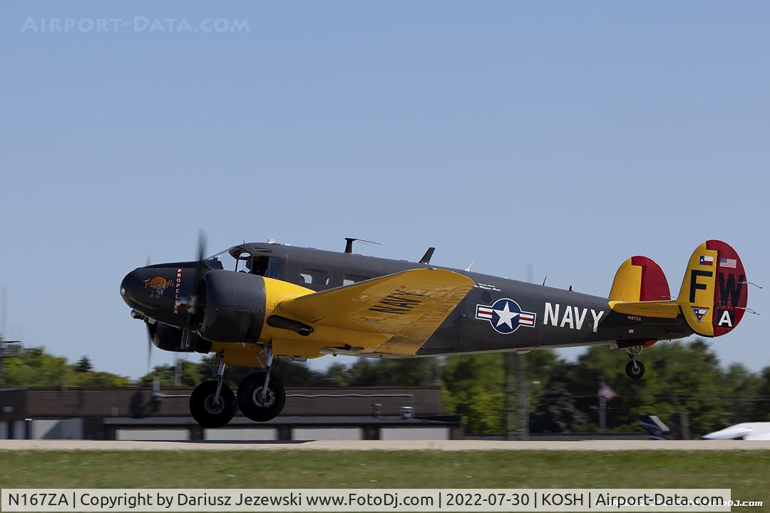 N167ZA, 1954 Beech C-45H Expeditor C/N AF-692, Beech C45H Expeditor 