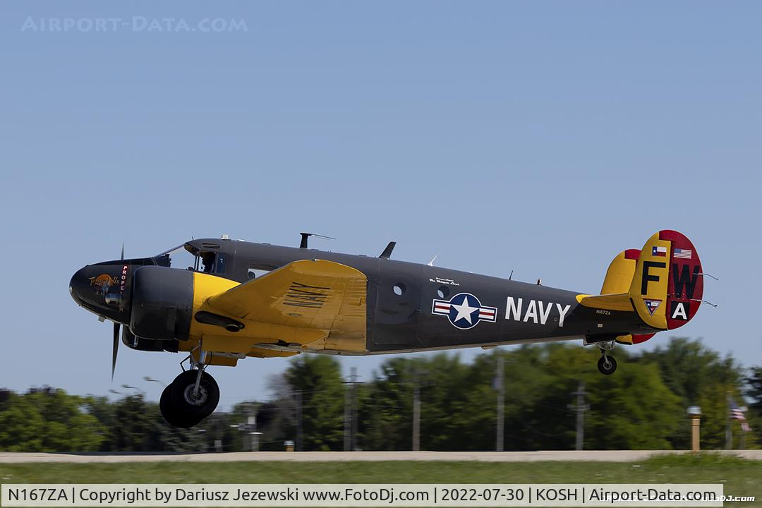 N167ZA, 1954 Beech C-45H Expeditor C/N AF-692, Beech C45H Expeditor 