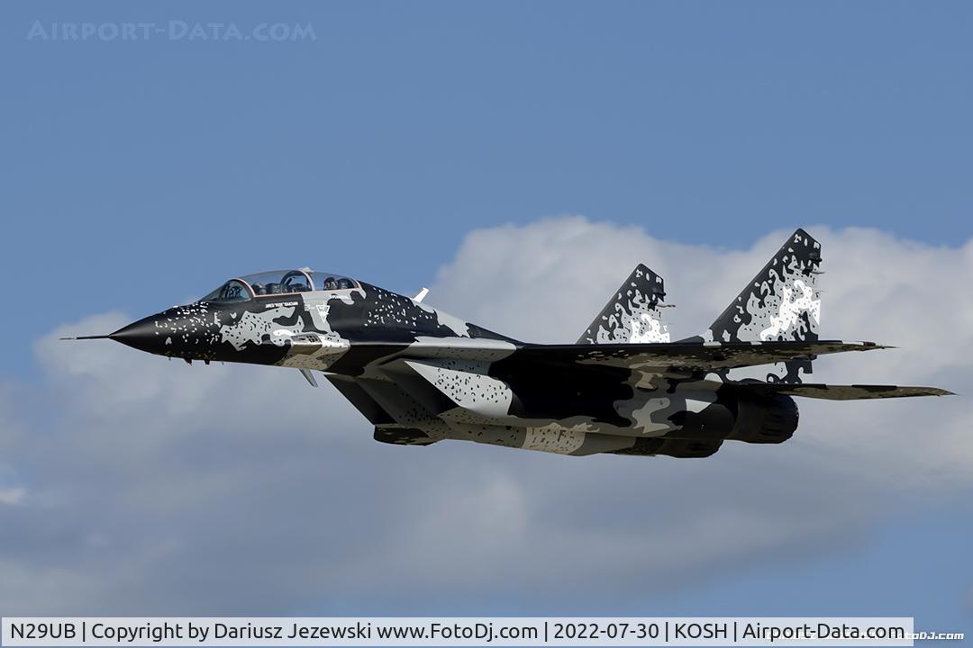 N29UB, 1989 Mikoyan-Gurevich MiG-29UB C/N 50903014896, Jared 
