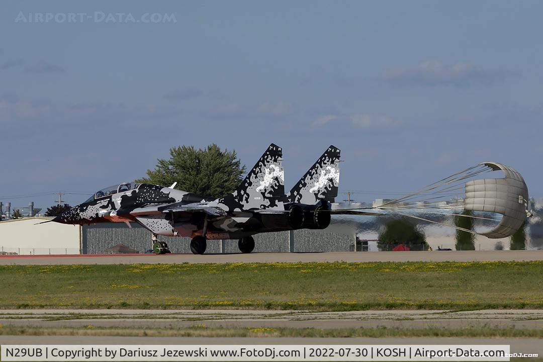 N29UB, 1989 Mikoyan-Gurevich MiG-29UB C/N 50903014896, Jared 