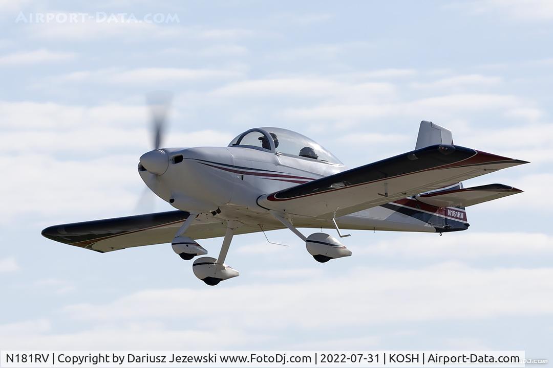 N181RV, 2005 Vans RV-8A C/N 82084, Vans RV-8A  C/N 82084, N181RV