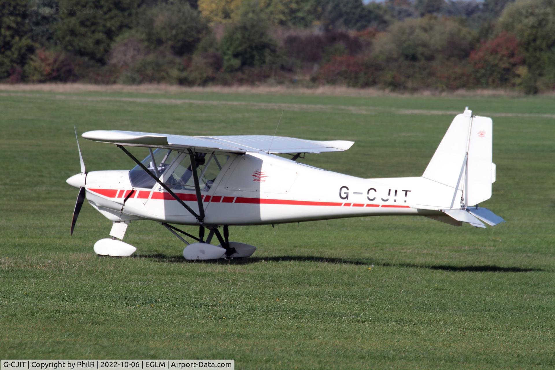 G-CJIT, 2016 Comco  Ikarus C42 FB100 Bravo C/N 1608-7466, G-CJIT 2016 Red Aviation Ikarus C42 FB100 White Waltham