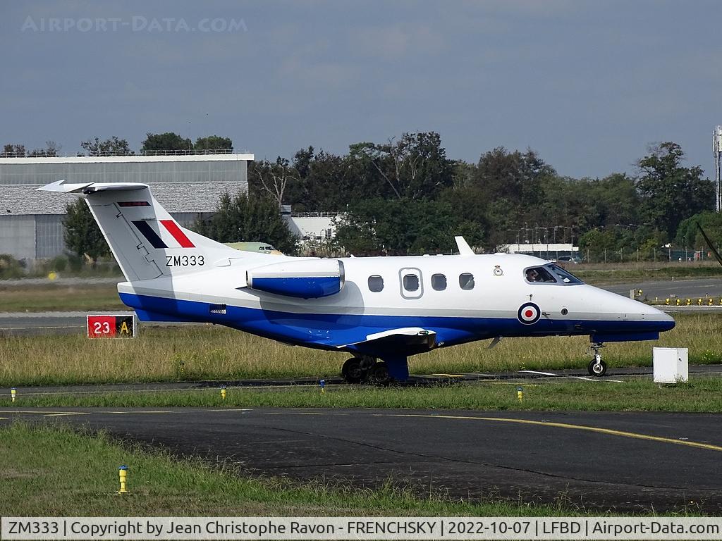 ZM333, 2016 Embraer EMB-500 Phenom (100) T.1 C/N 50000375, Royal Air Force RFR7272 from Cranwell QKY