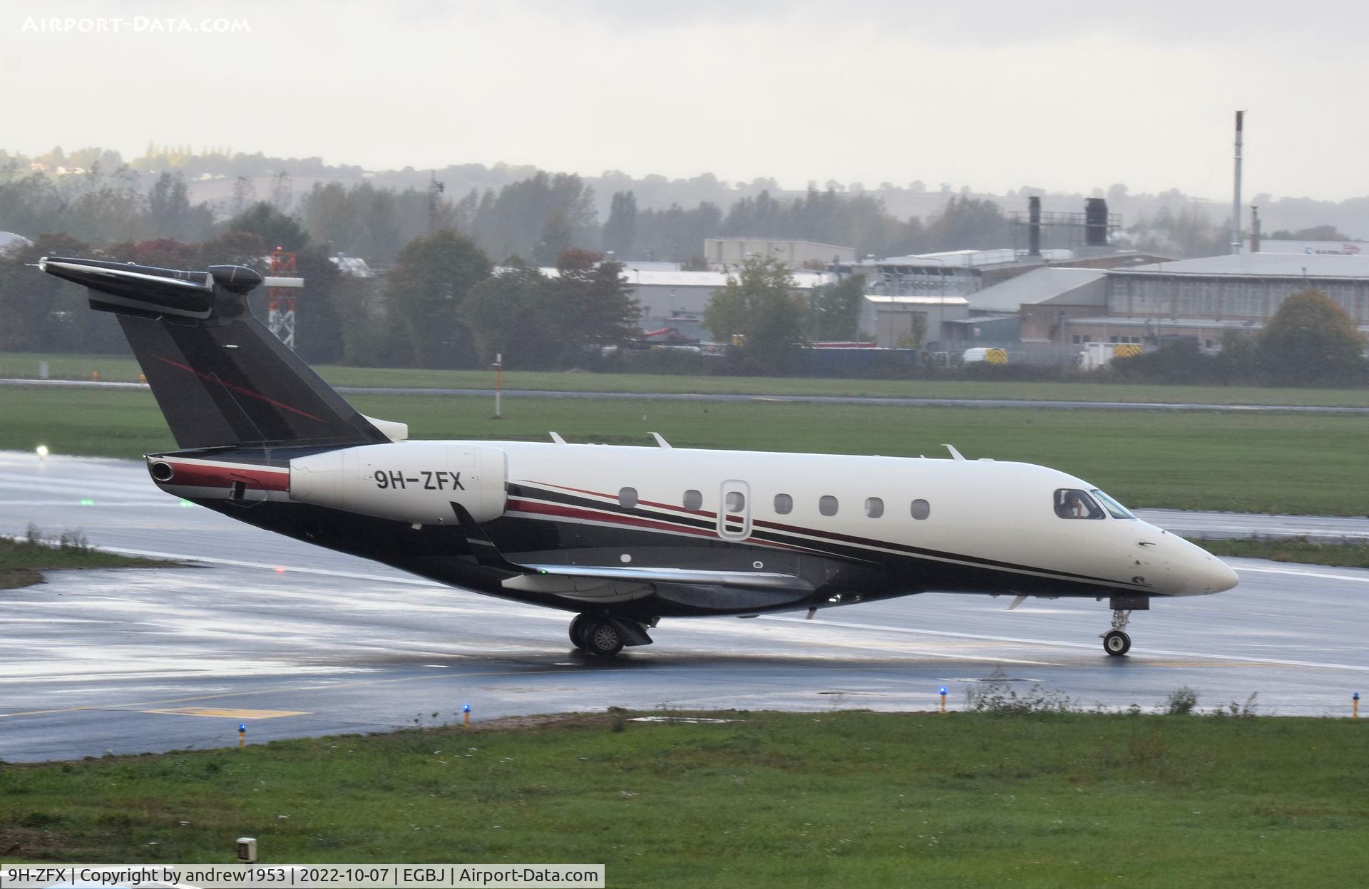 9H-ZFX, 2015 Embraer EMB-550 Legacy 500 C/N 550-00036, 9H-ZFX at Gloucestershire Airport.