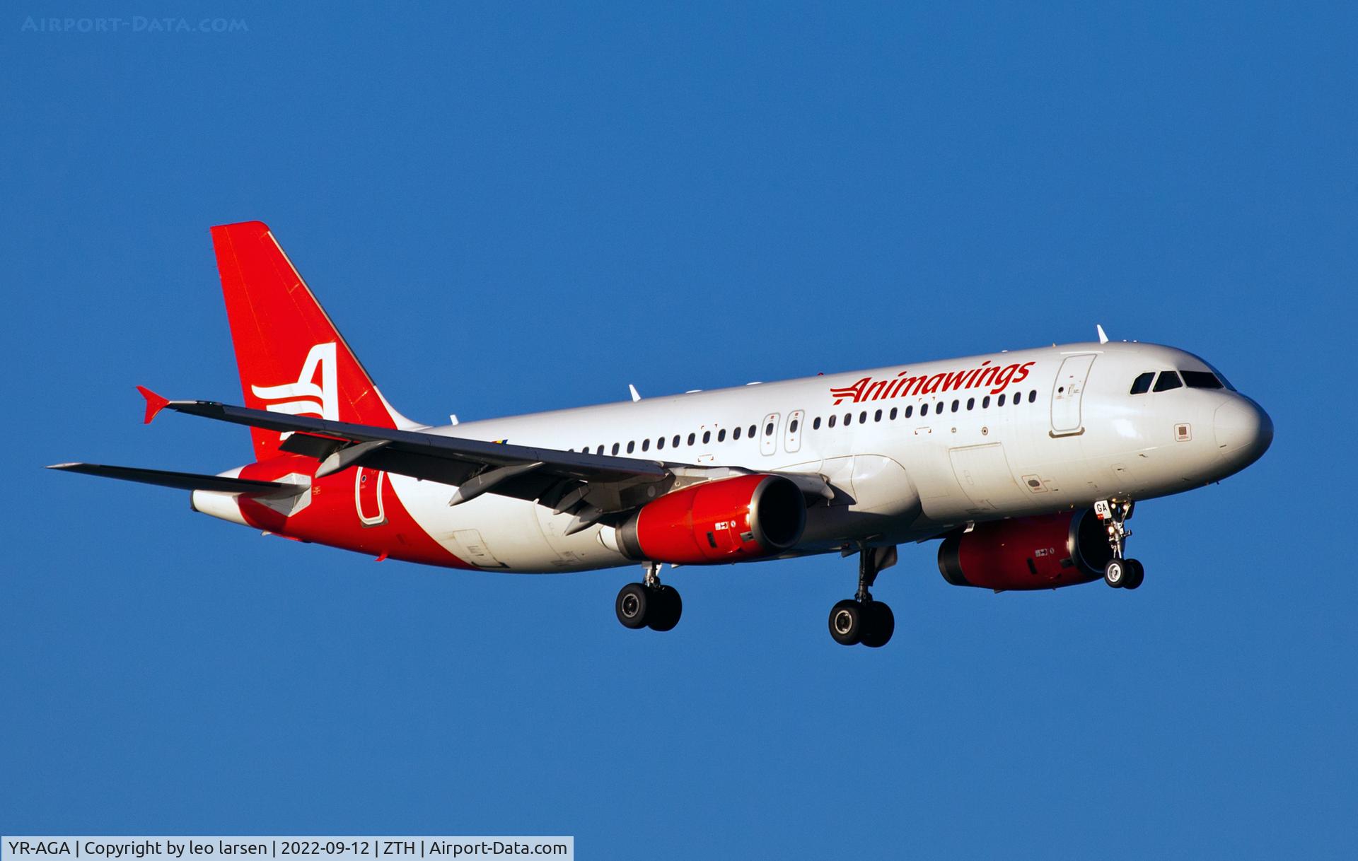 YR-AGA, 2007 Airbus A320-232 C/N 3162, Zakynthos 12.9.2022