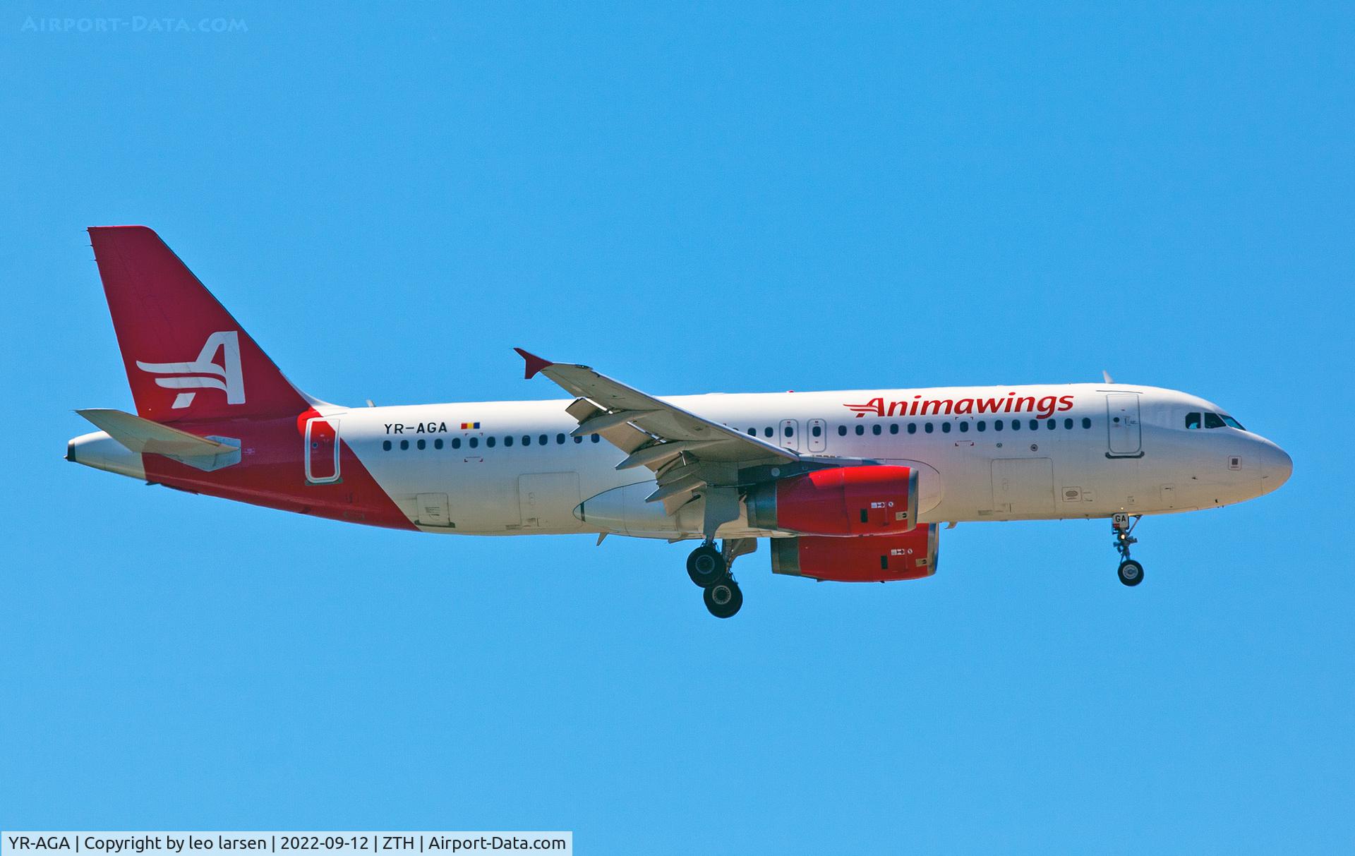 YR-AGA, 2007 Airbus A320-232 C/N 3162, Zakynthos 12.9.2022