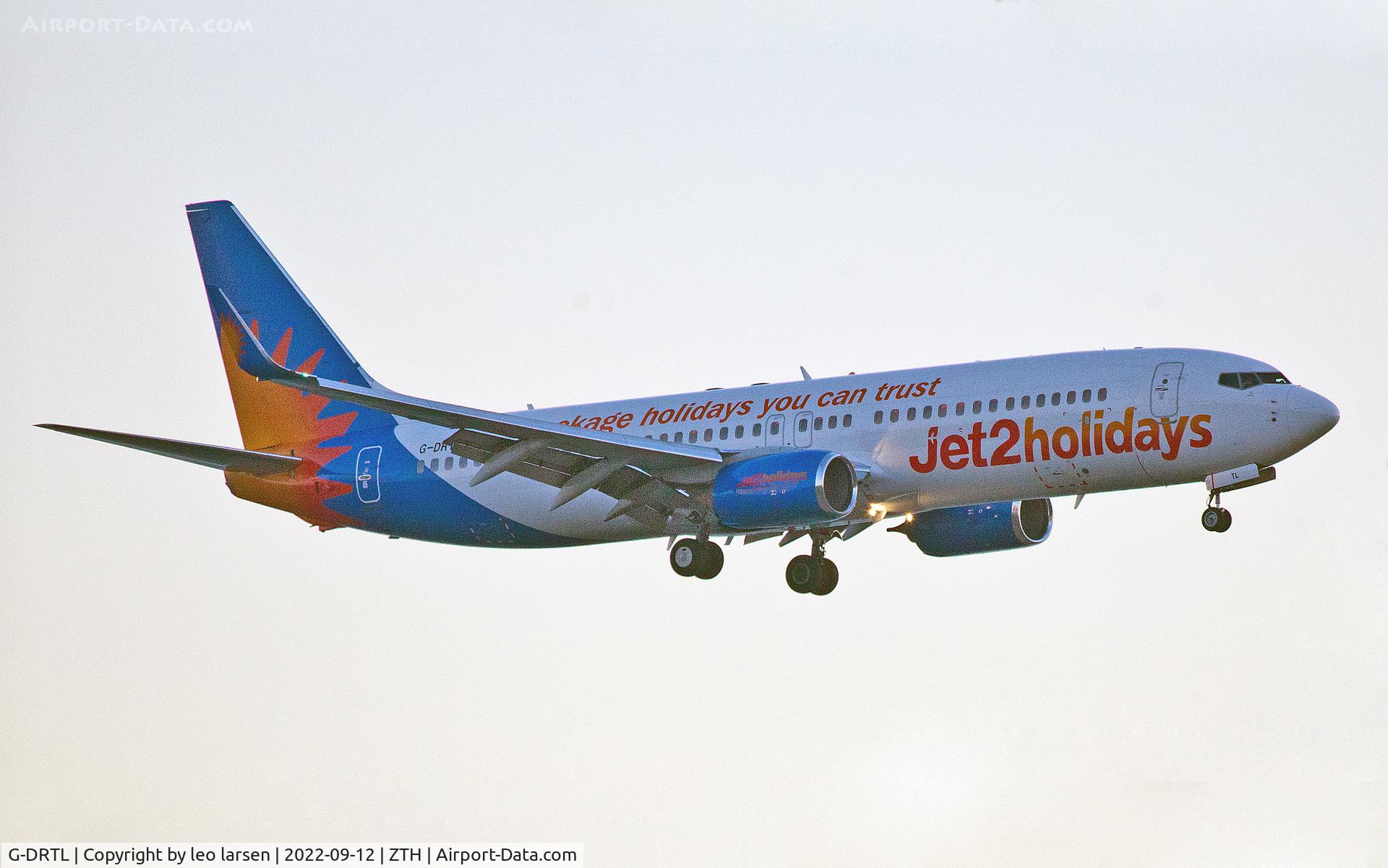 G-DRTL, 2013 Boeing 737-8AL C/N 39059, Zakynthos 12.9.2022