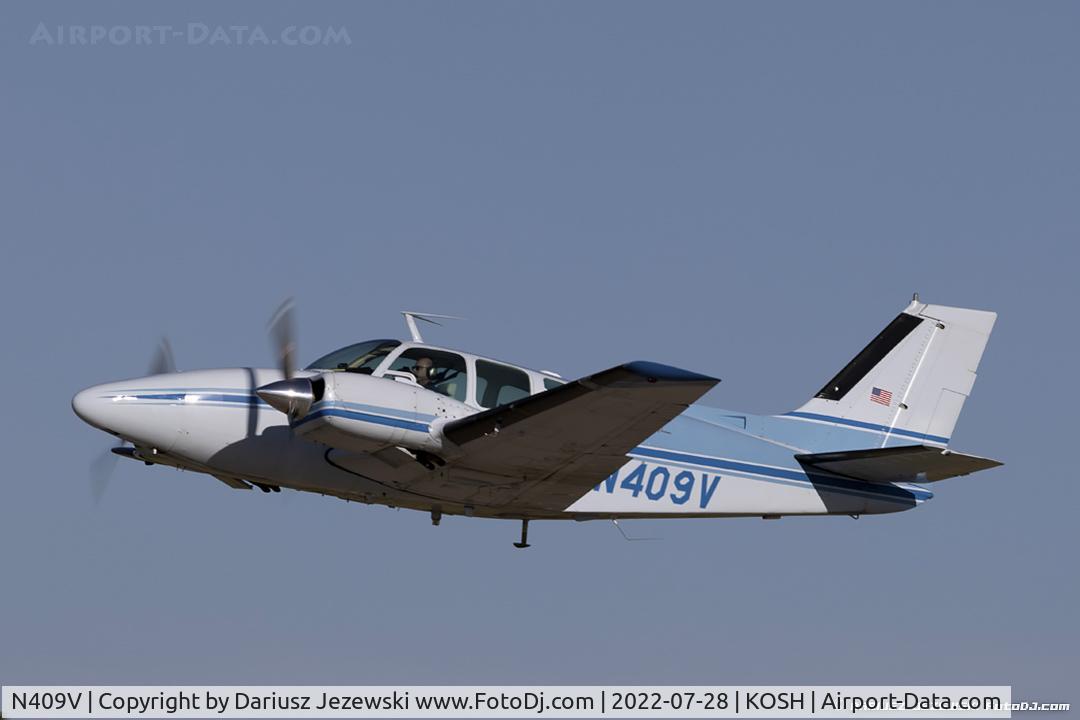 N409V, 1965 Beech C55 Baron (95-C55) C/N TE-7, Beech 95-C55 Baron  C/N TE-7, N409V