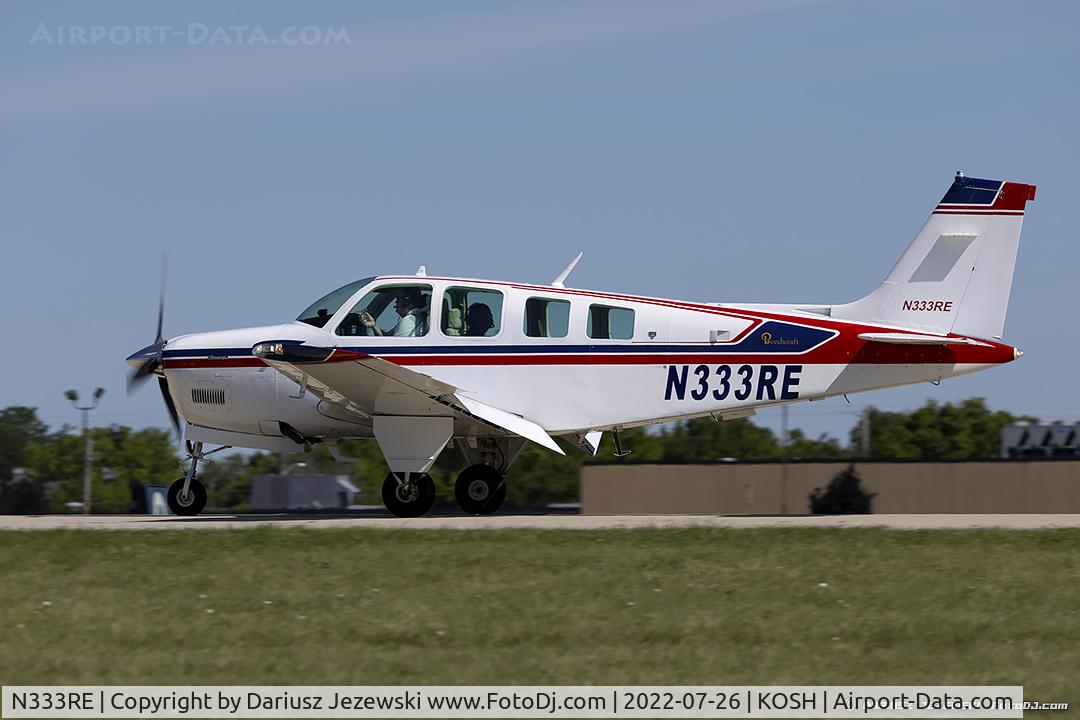 N333RE, 1980 Beech A36 Bonanza 36 C/N E-1737, Beech A36 Bonanza  C/N E-1737, N333RE