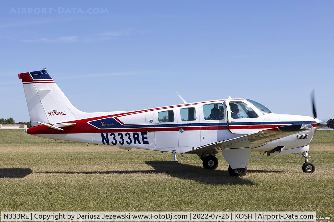 N333RE, 1980 Beech A36 Bonanza 36 C/N E-1737, Beech A36 Bonanza  C/N E-1737, N333RE
