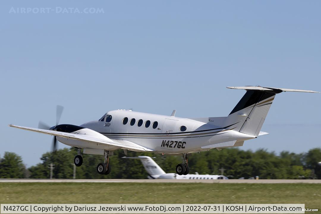 N427GC, 1982 Beech B200 King Air C/N BB-1088, Beech B200 King Air  C/N BB-1088, N427GC
